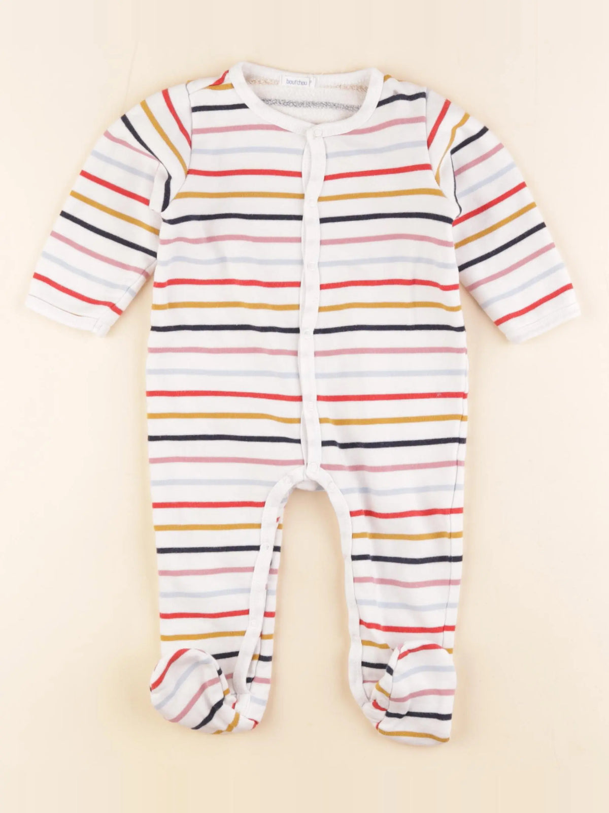 Boutchou - pyjama coton multicolore - 12 mois