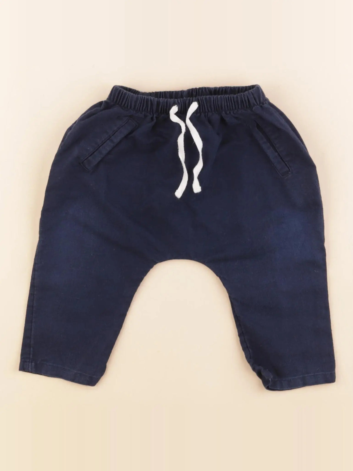 Cyrillus - sarouel bleu - 9 mois