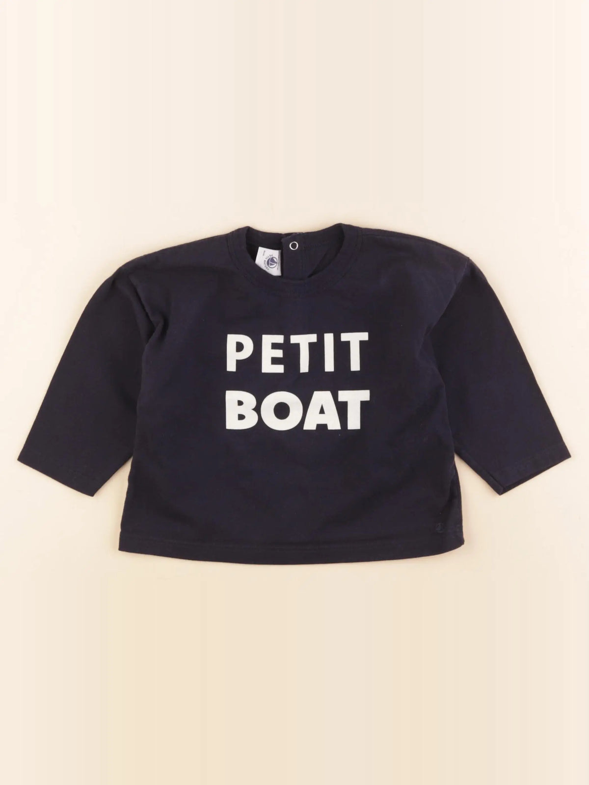 Petit Bateau - tee-shirt bleu - 18 mois