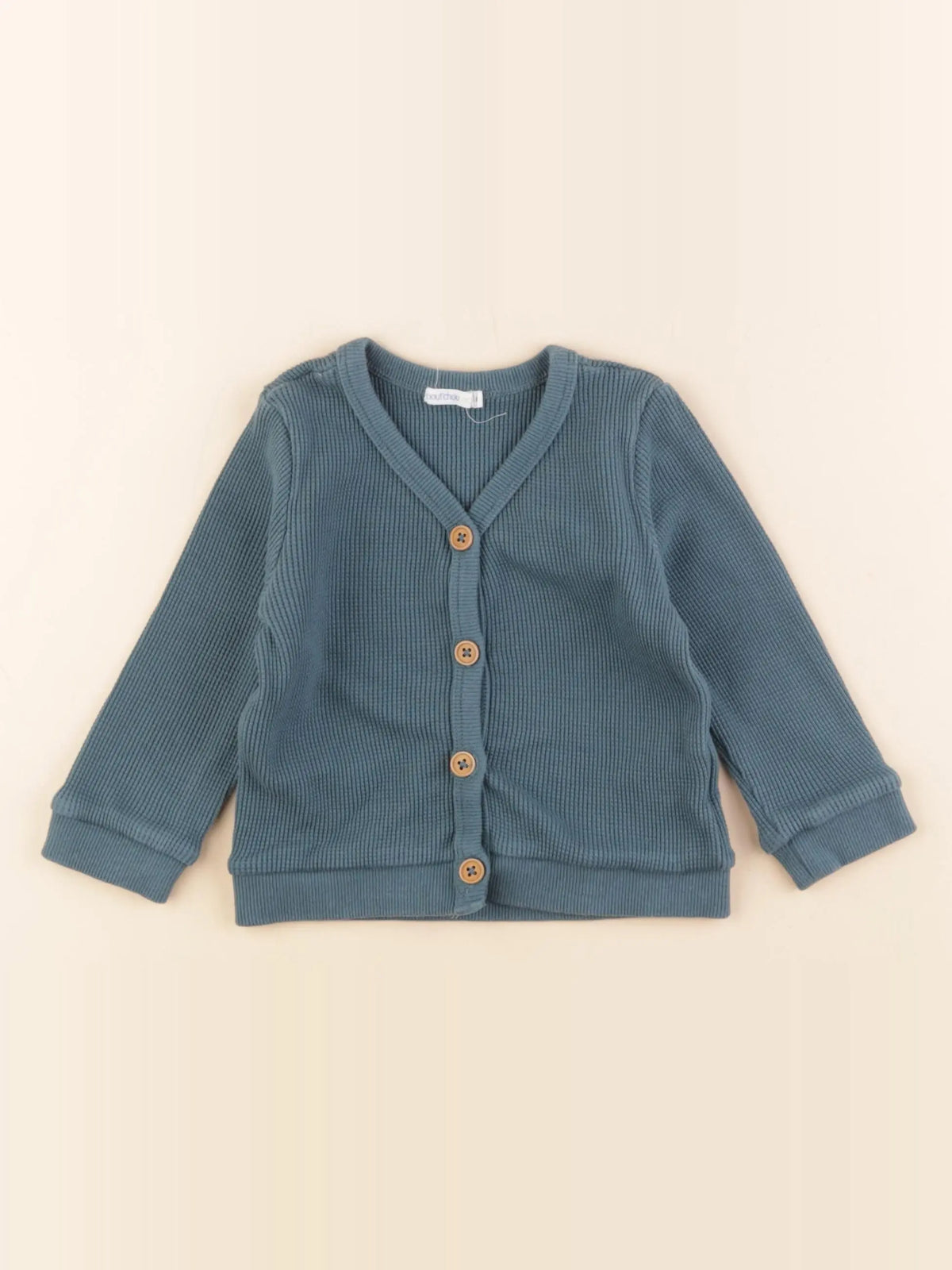 Boutchou - gilet vert - 18 mois