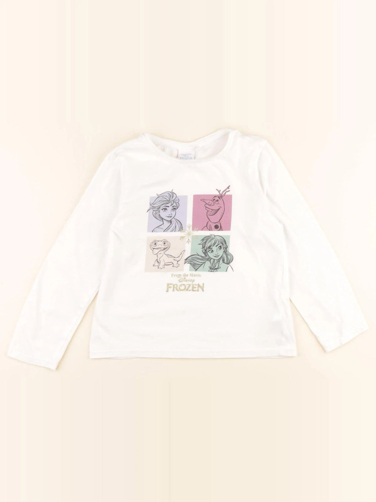 Vertbaudet - tee-shirt blanc - 6 ans