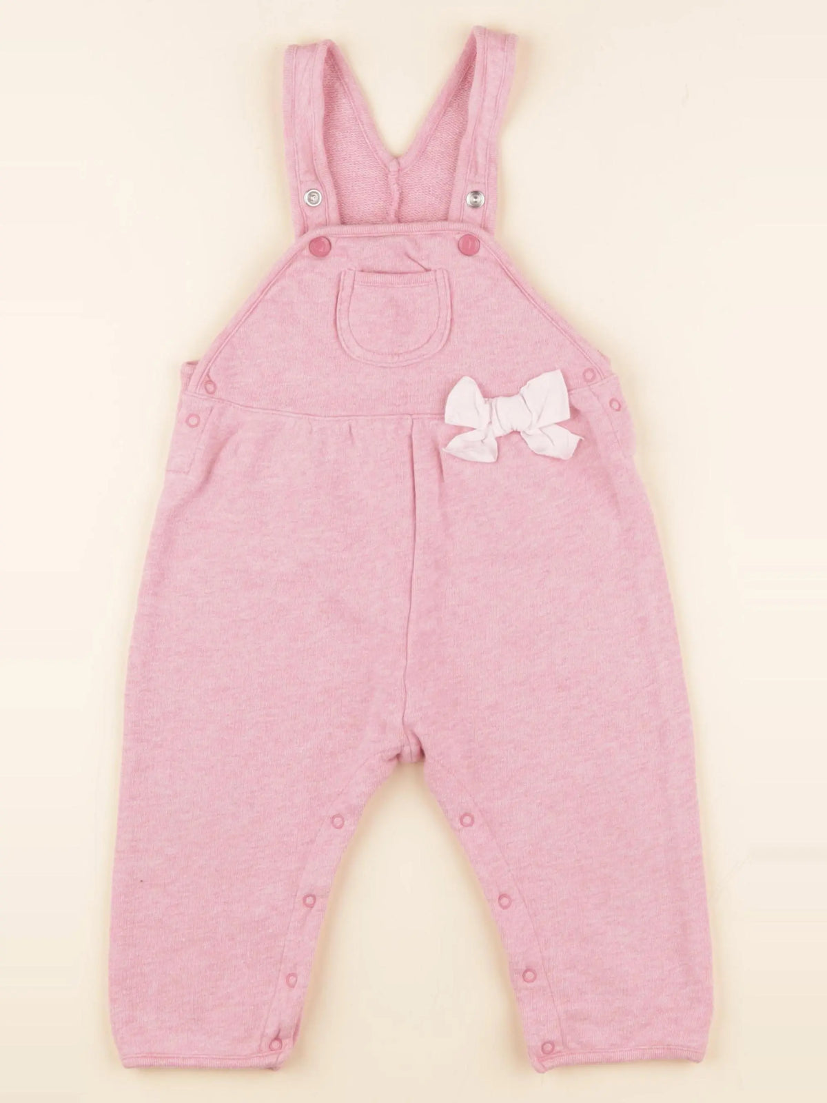 Petit Bateau - salopette rose - 12 mois