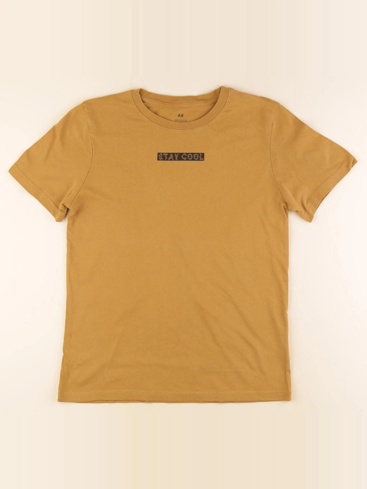 H&M - tee-shirt marron - 14/16 ans