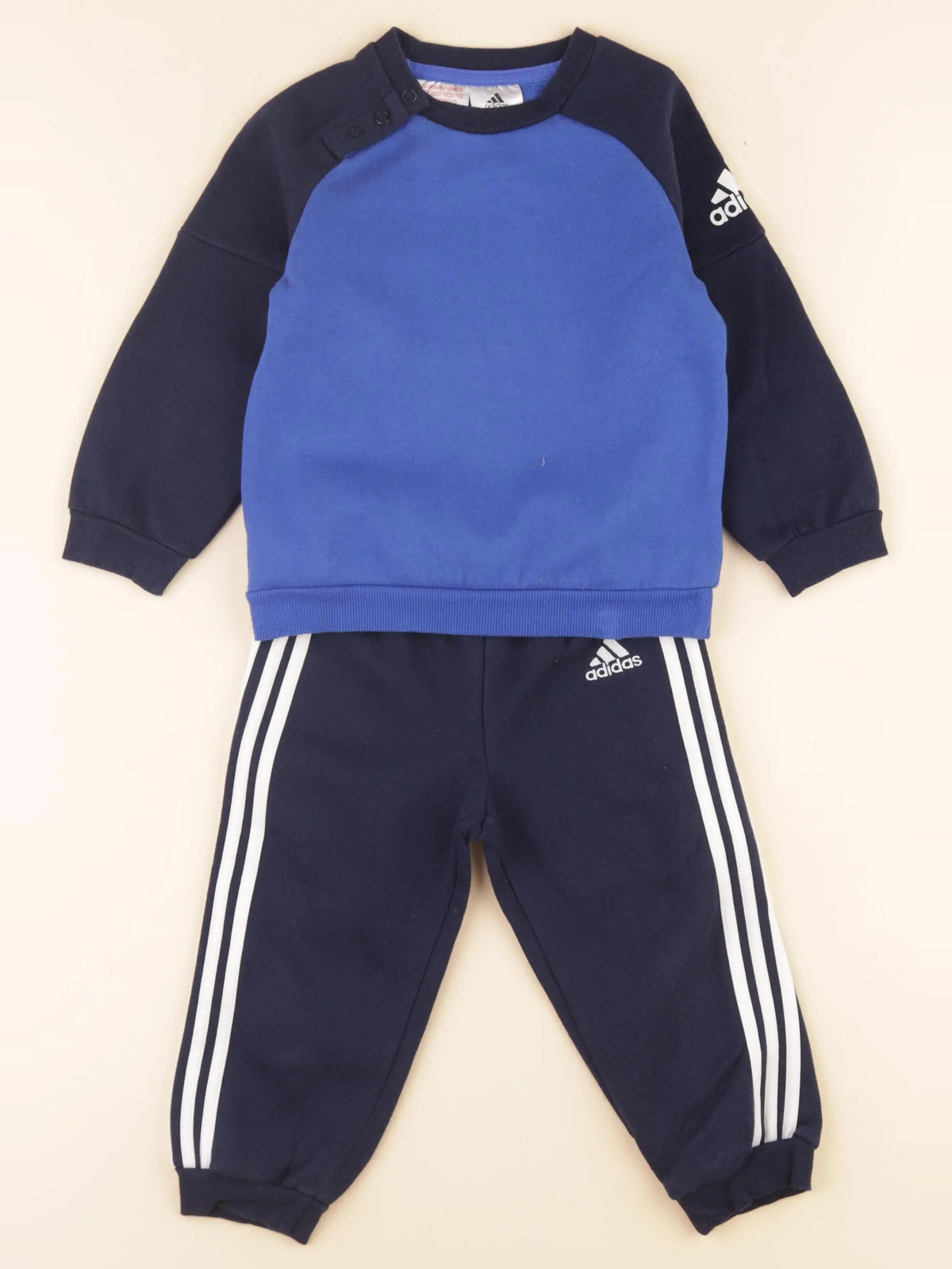 Adidas - ensemble bleu - 12/18 mois