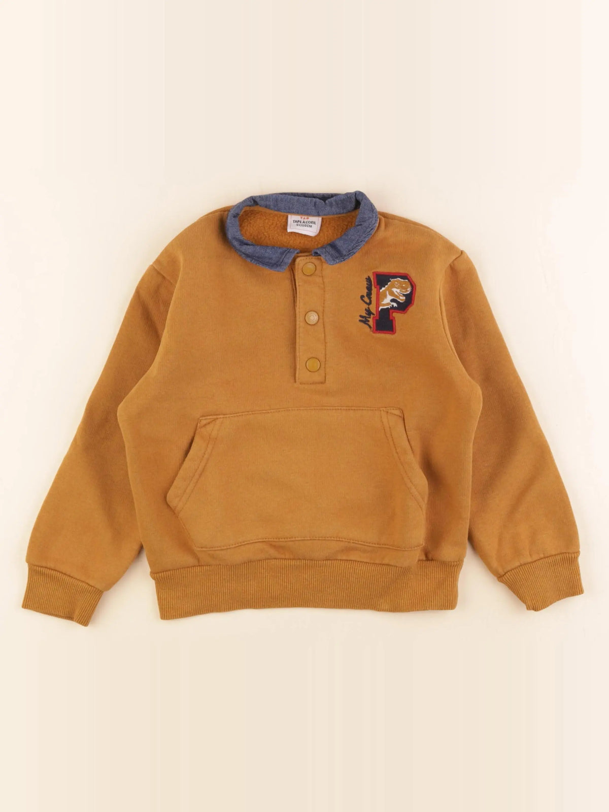 Tape à l'oeil - sweat jaune - 5 ans