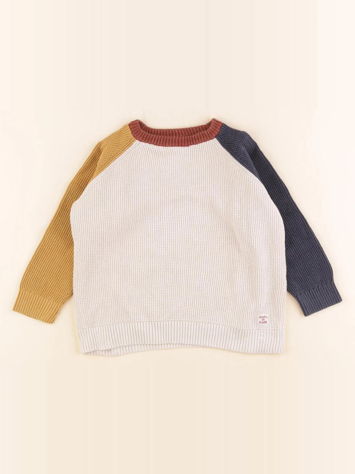 Vertbaudet - pull multicolore - 4 ans
