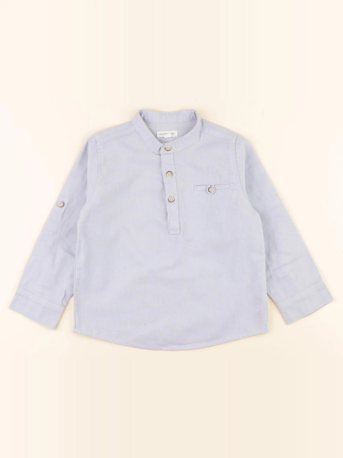 Vertbaudet - chemise bleu - 4 ans