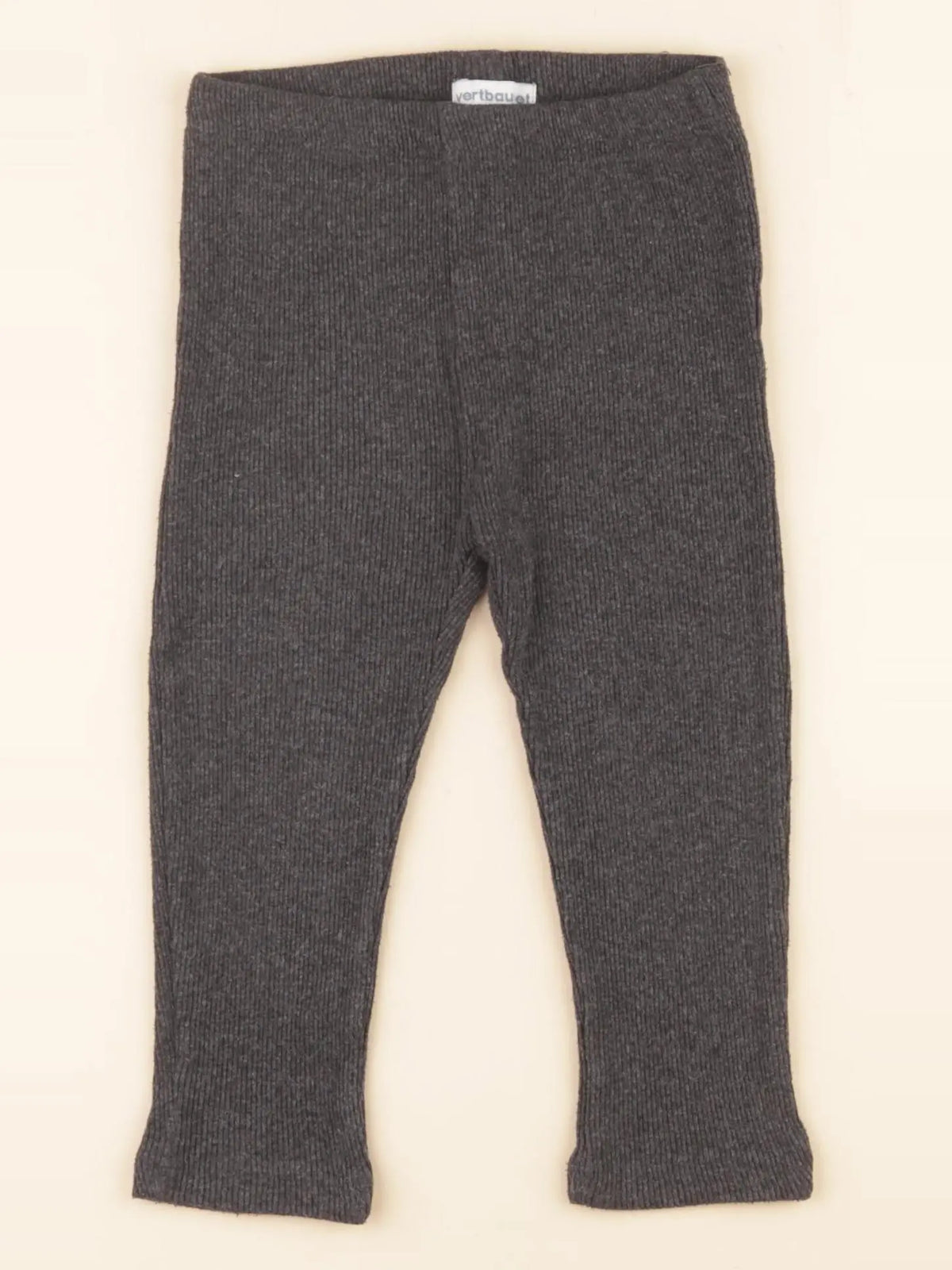 Vertbaudet - legging gris - 24 mois
