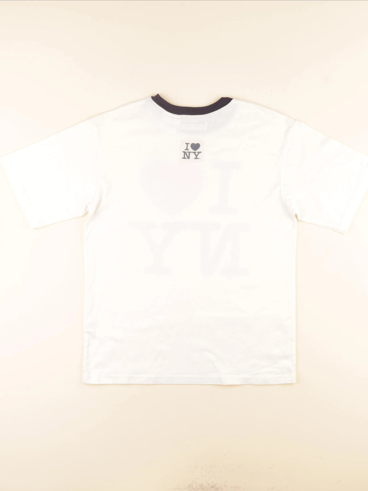 Zara - tee-shirt imprimé au dos beige, bleu - 11/12 ans