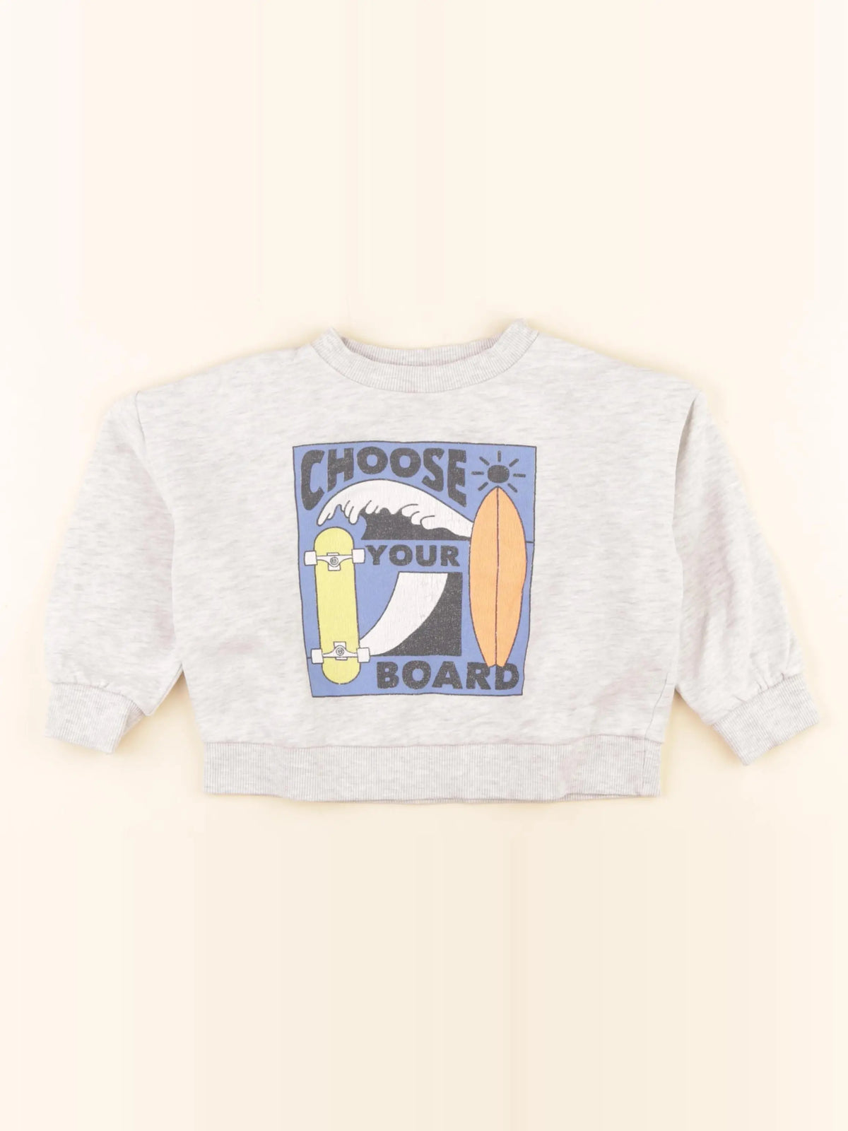 Vertbaudet - sweat gris - 3 ans