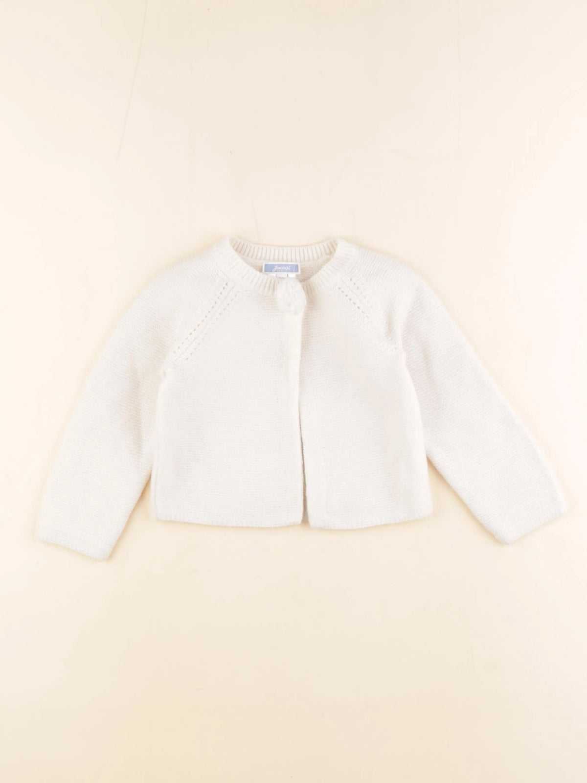 Jacadi - gilet blanc - 24 mois
