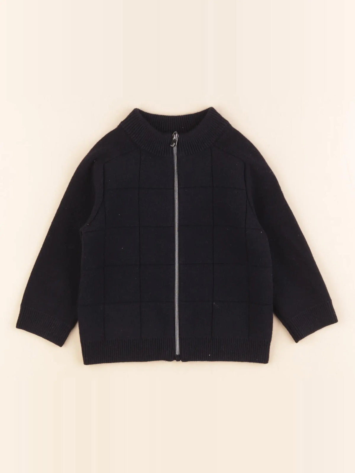 Jacadi - gilet bleu - 12 mois