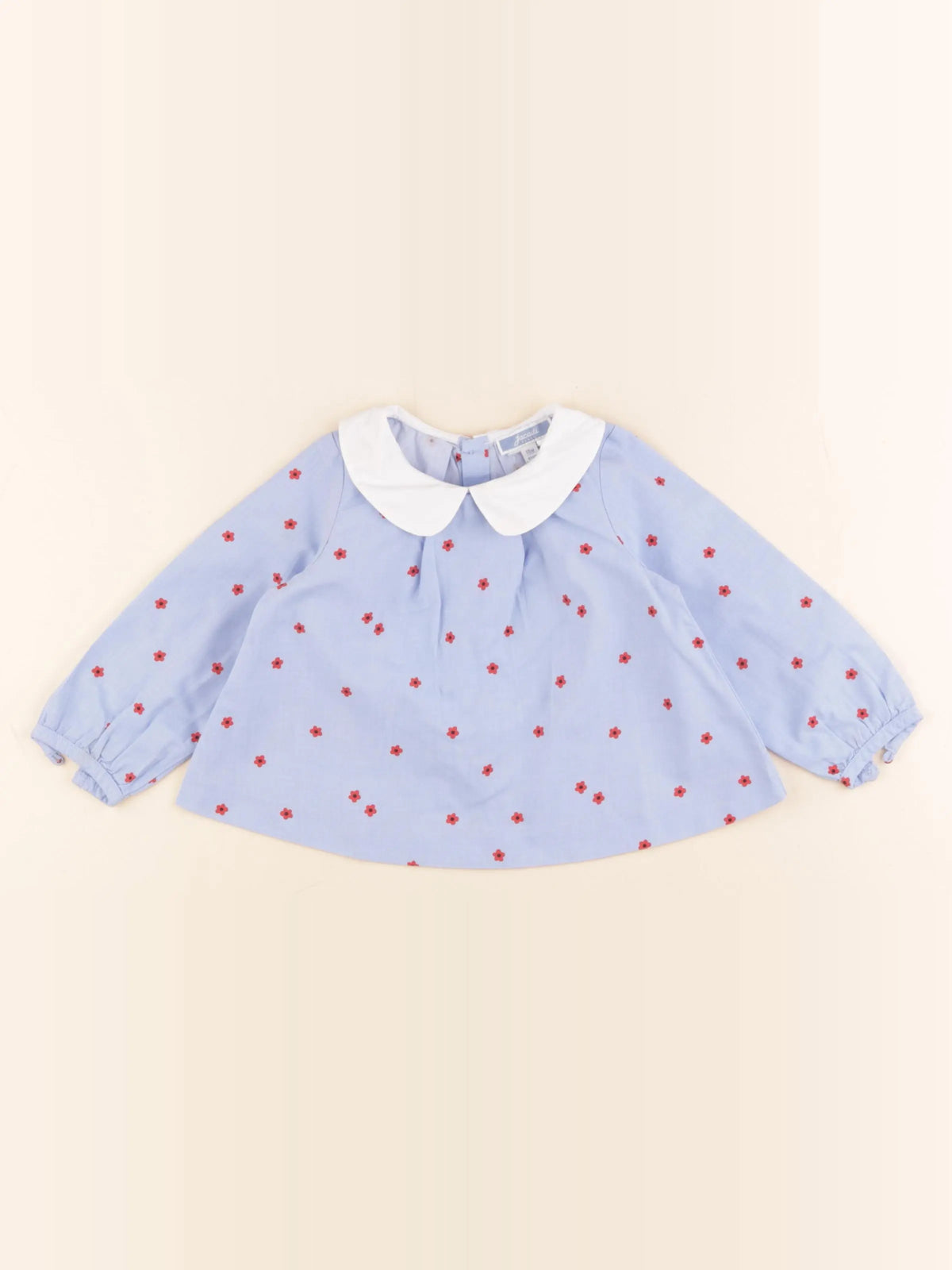 Jacadi - blouse bleu - 18 mois