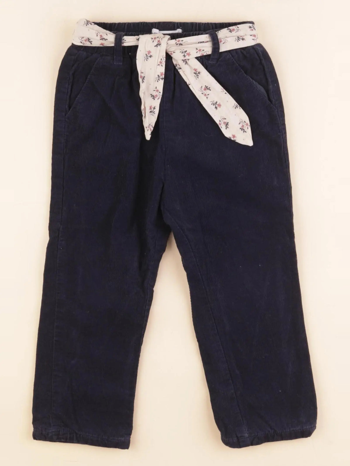 Vertbaudet - pantalon bleu - 24 mois