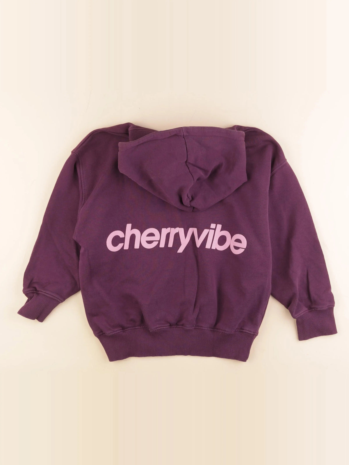 Zara - sweat imprimé au dos violet - 8/9 ans