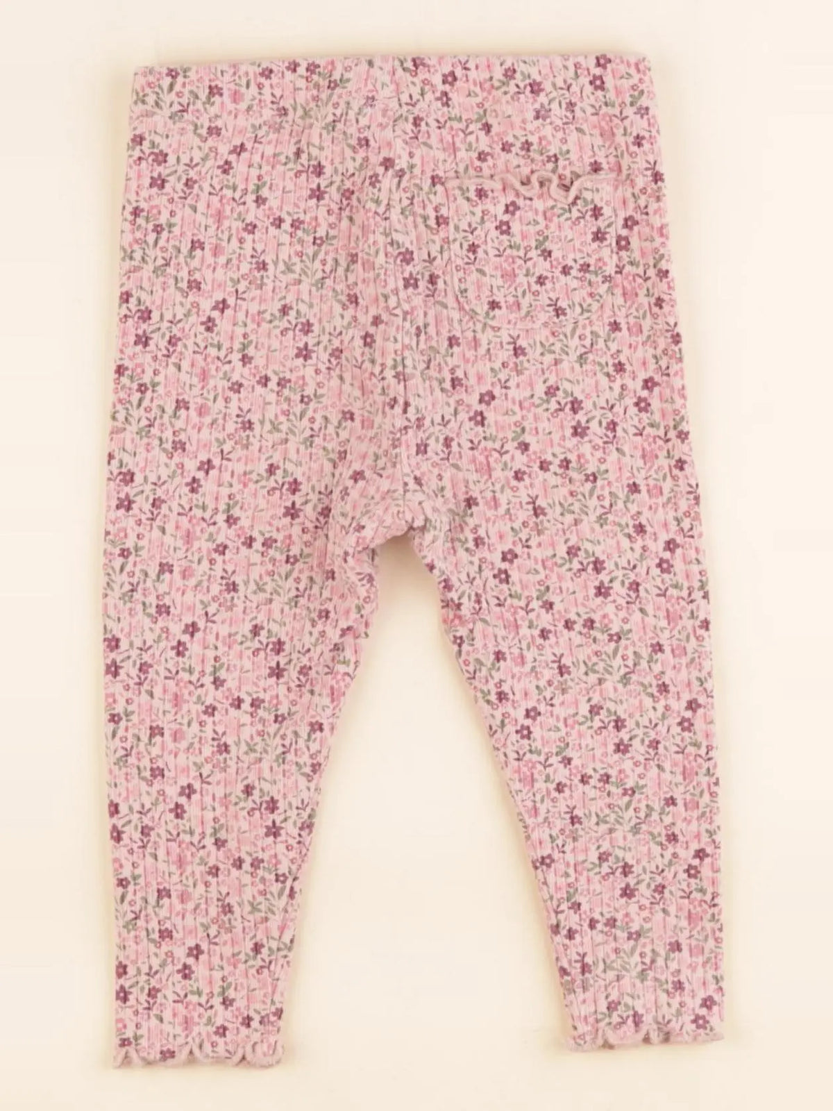 Mango - legging rose - 9/12 mois