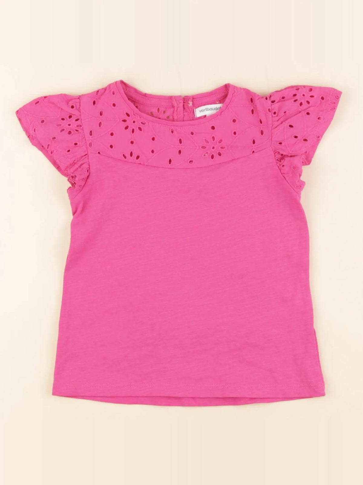 Vertbaudet - tee-shirt rose - 3 ans