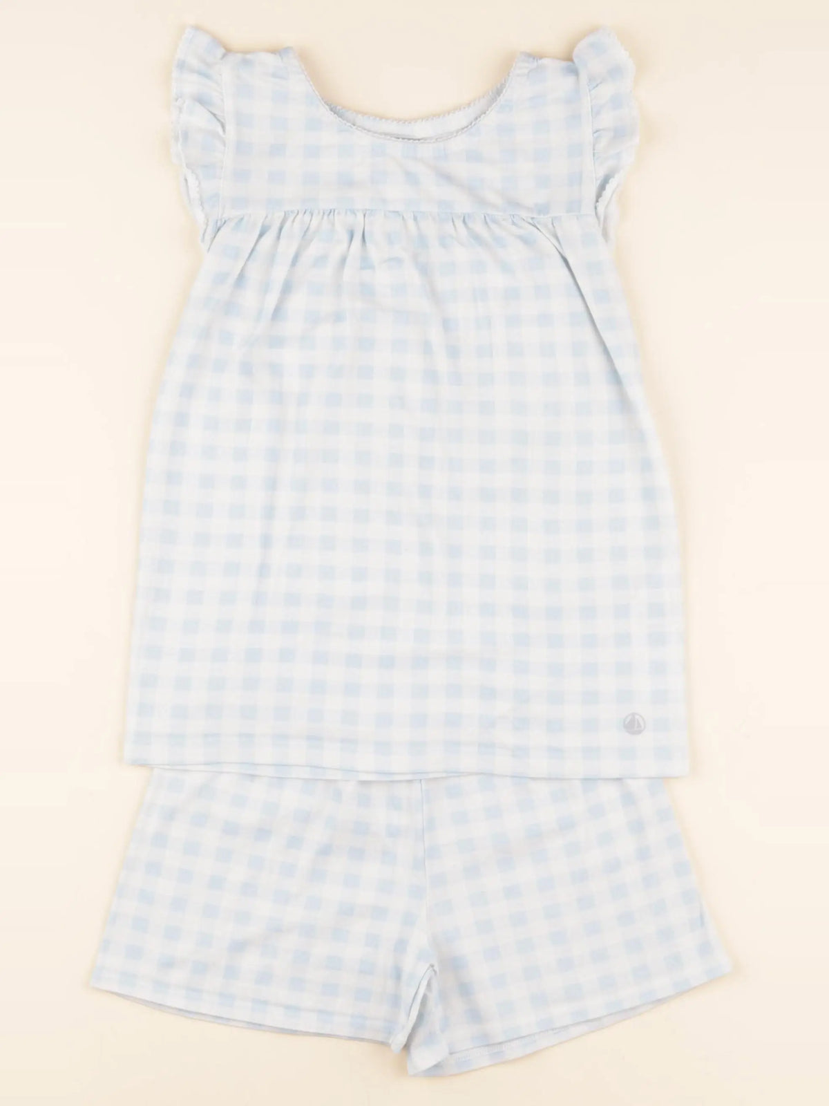 Petit Bateau - pyjama coton bleu - 6 ans
