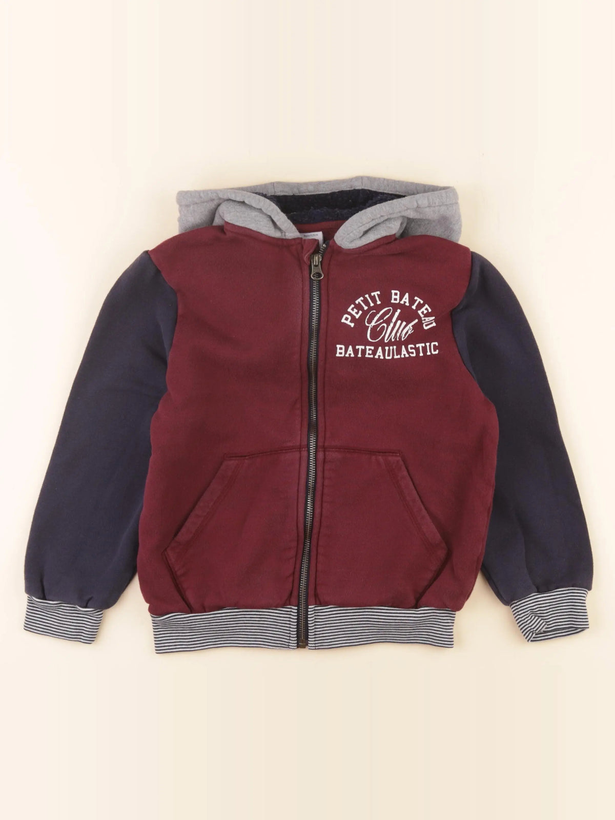 Petit Bateau - sweat multicolore - 8 ans