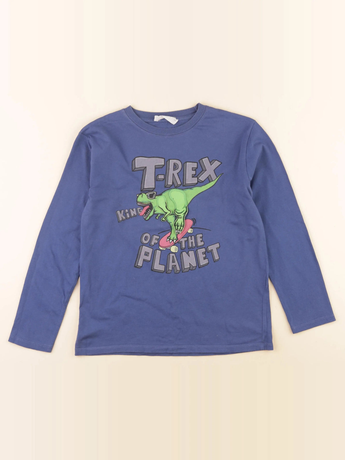 Zara - tee-shirt bleu - 8 ans