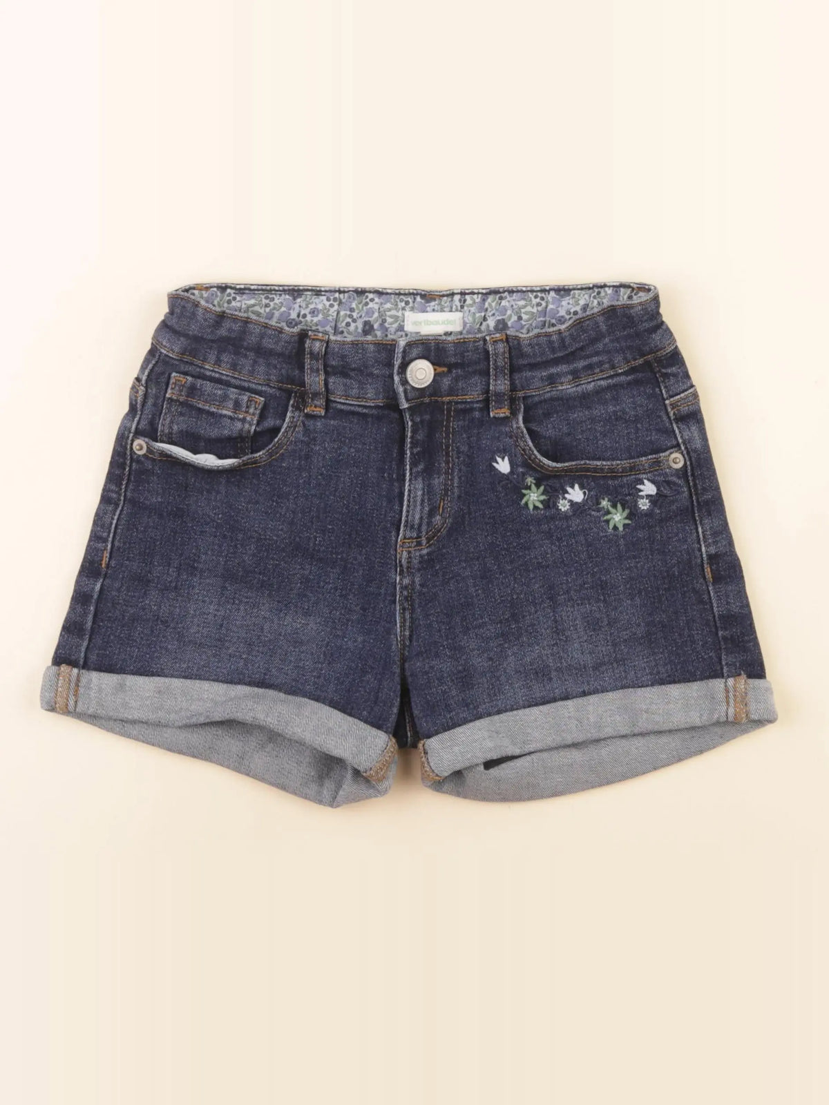 Vertbaudet - short bleu - 4 ans