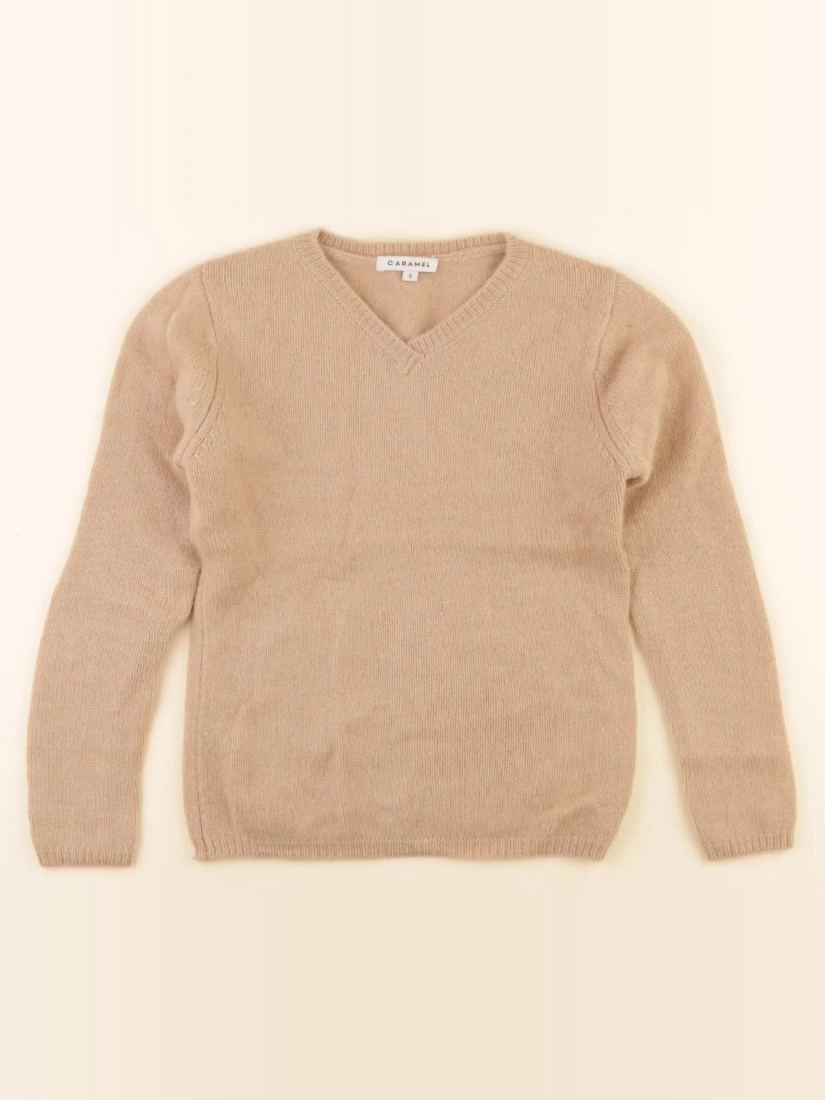 Caramel - pull beige - 8 ans