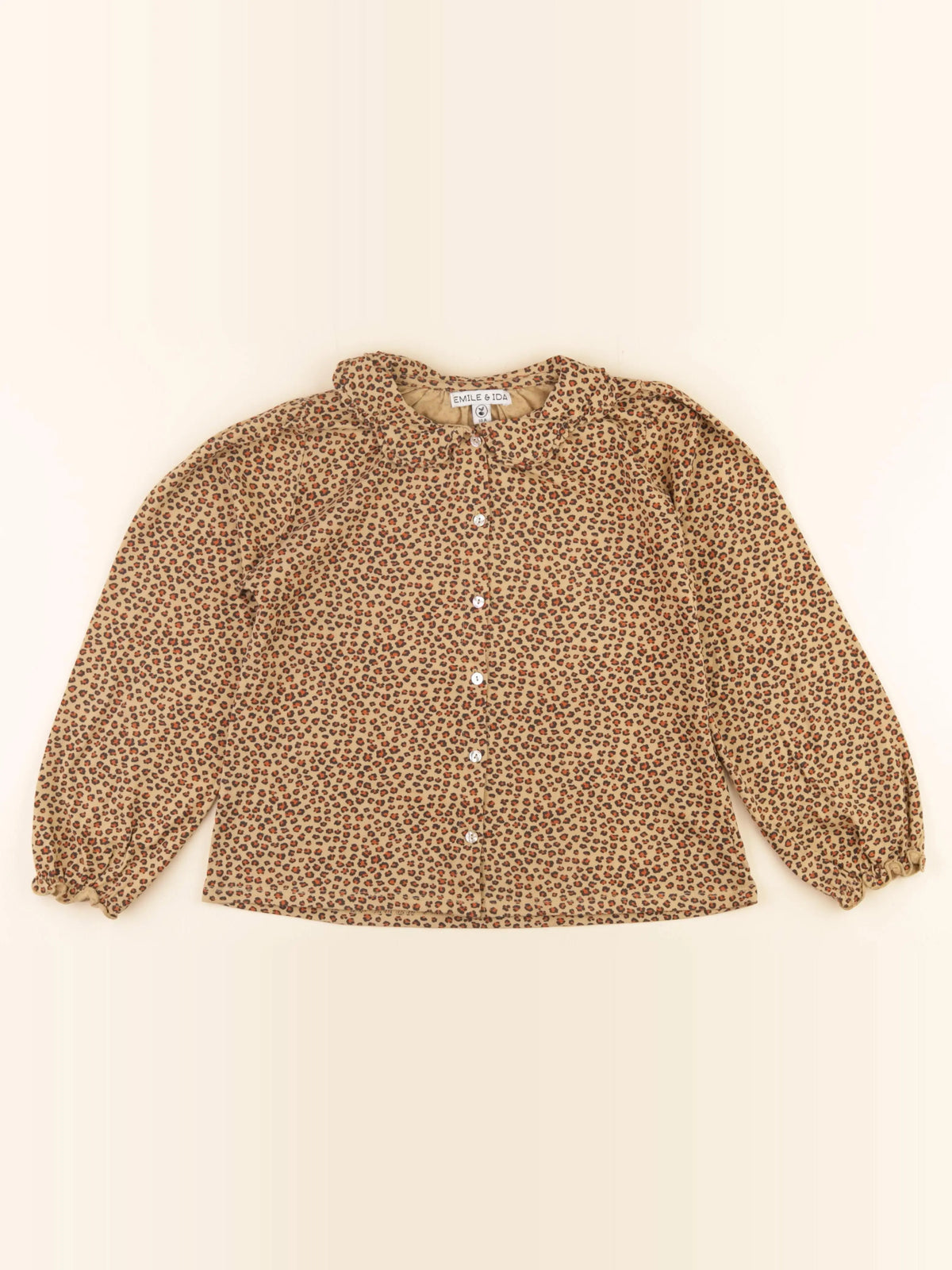 Emile et Ida - blouse marron - 10 ans