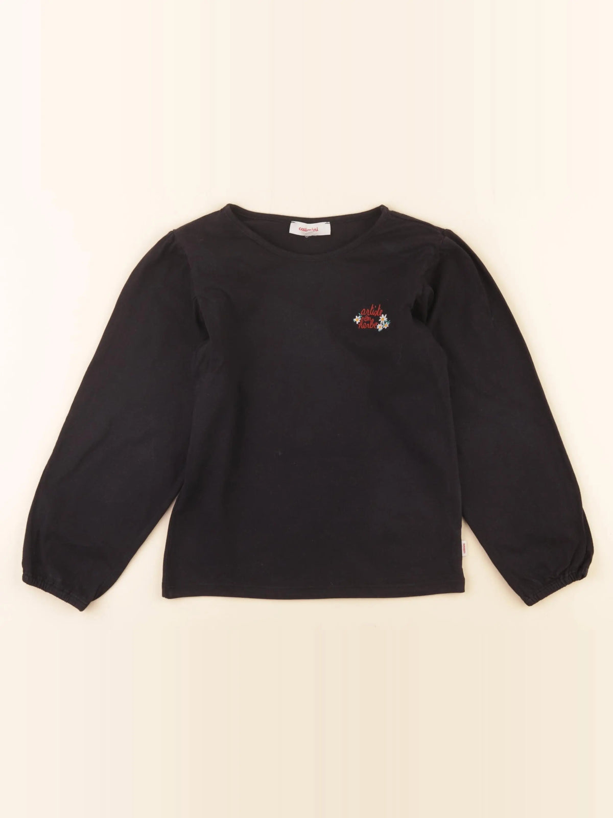 Catimini - tee-shirt noir - 7 ans