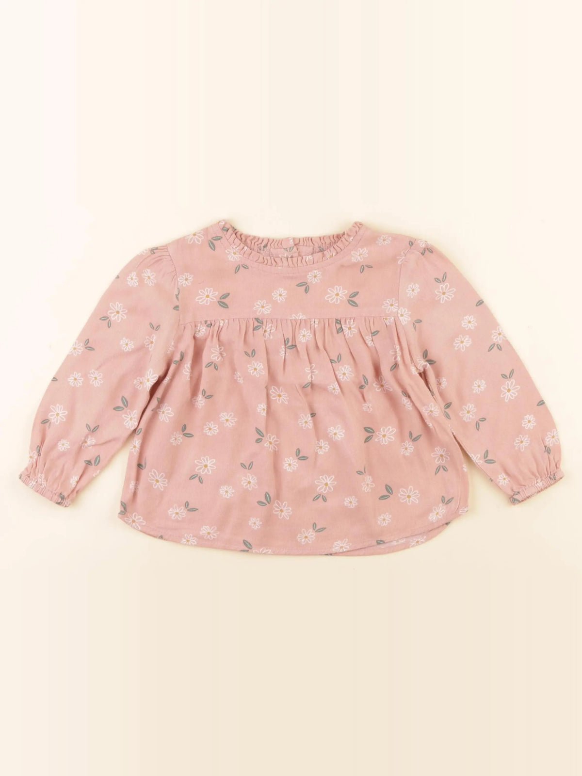 Vertbaudet - blouse rose - 2 ans