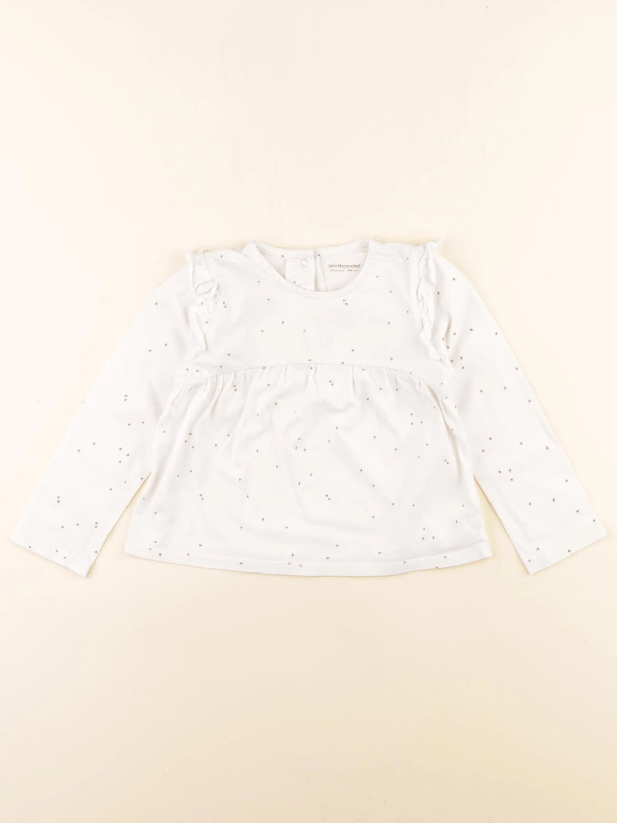 Vertbaudet - tee-shirt blanc - 36 mois