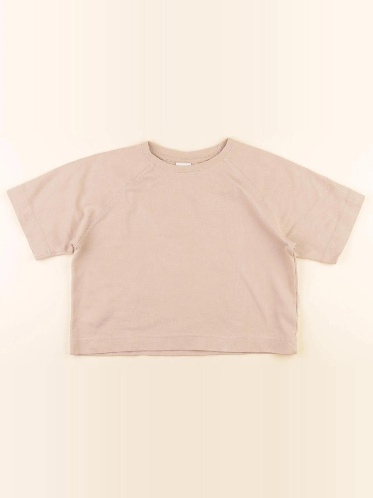 Zara - tee-shirt beige - 8/9 ans