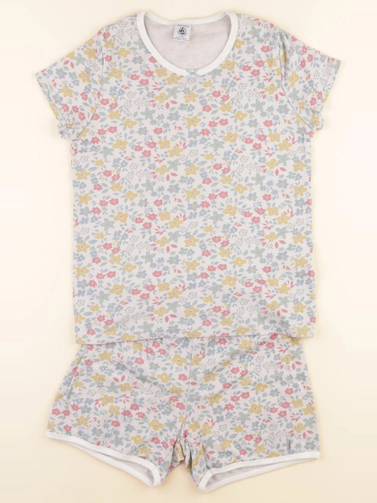 Petit Bateau - pyjama coton multicolore - 10 ans