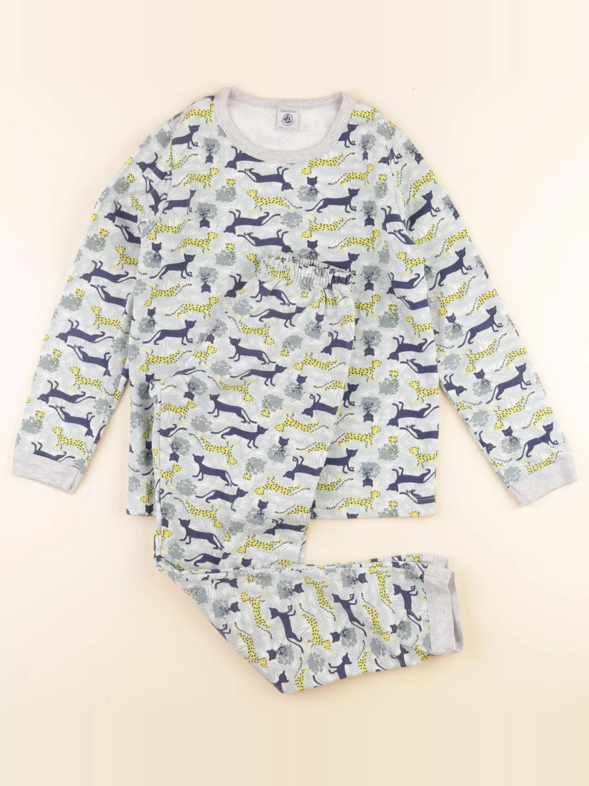Petit Bateau - pyjama coton multicolore - 10 ans