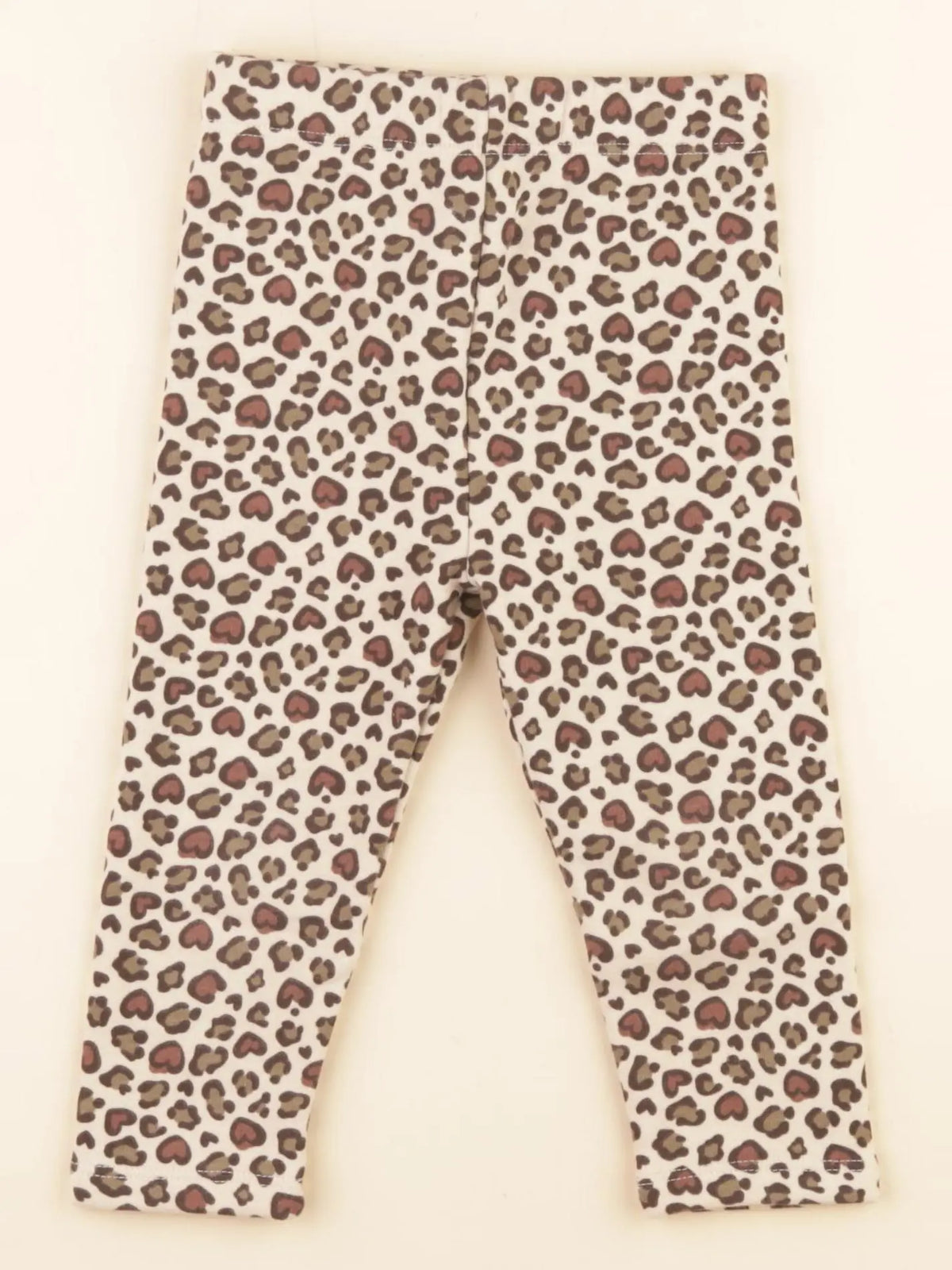 Vertbaudet - legging doublé marron - 2 ans