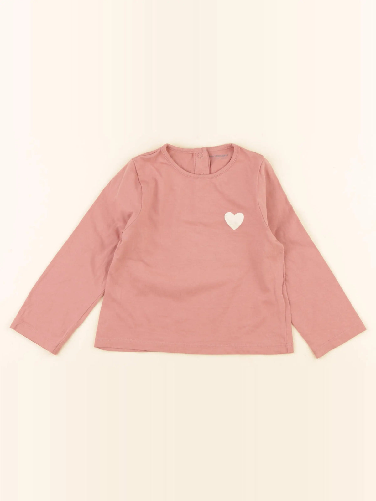 Vertbaudet - tee-shirt rose - 24 mois