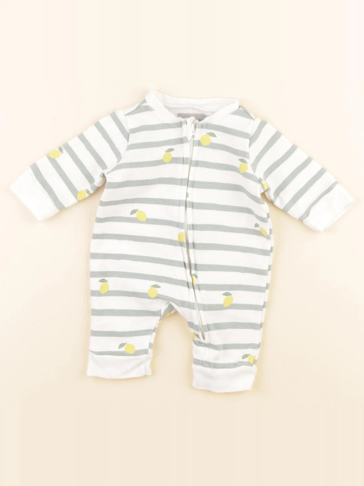 Boutchou - pyjama coton vert - 1 mois