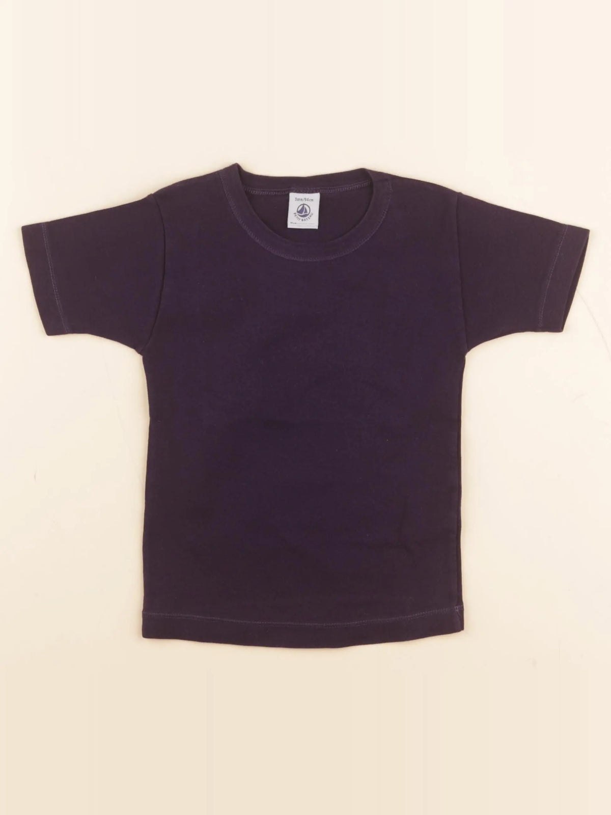 Petit Bateau - maillot de corps bleu - 3 ans