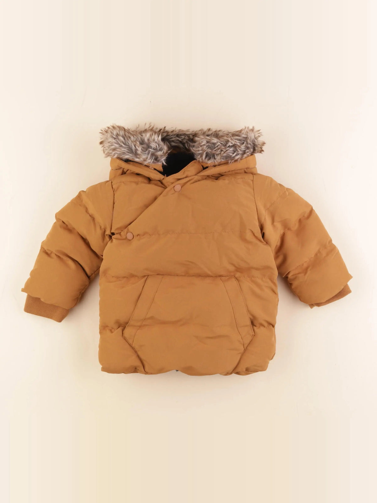 Vertbaudet - doudoune marron - 12 mois