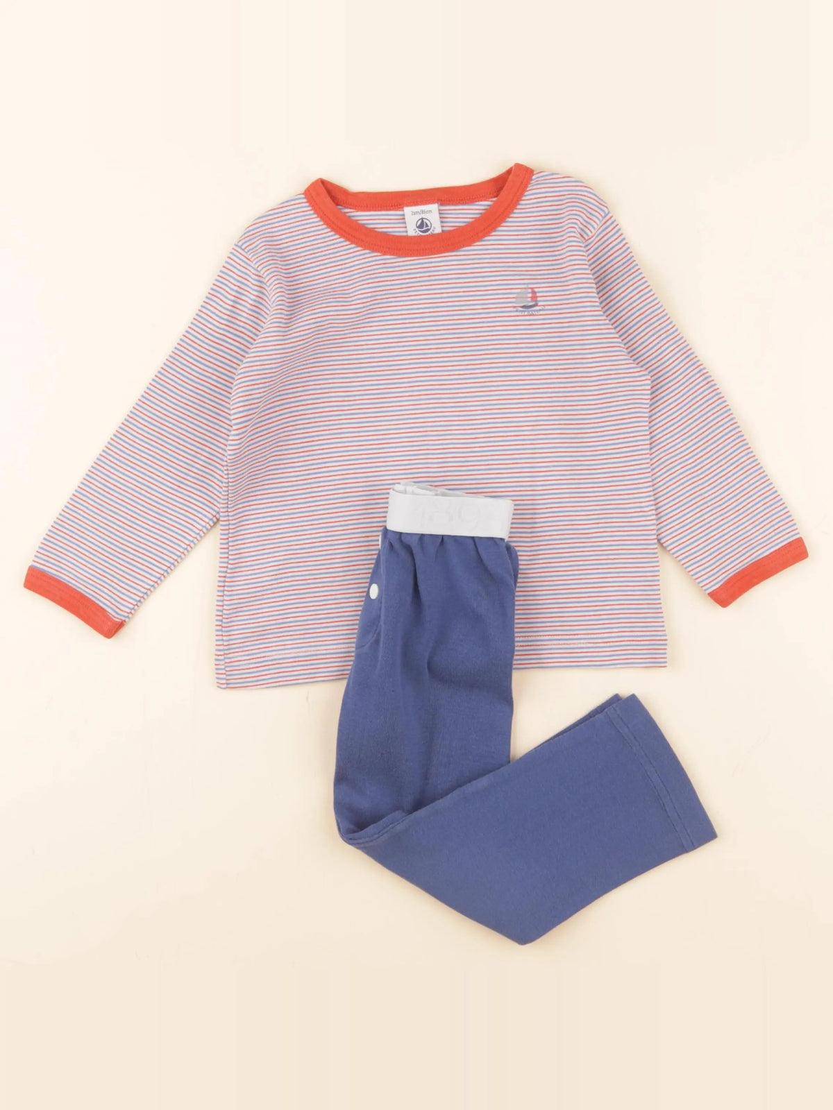 Petit Bateau - pyjama coton multicolore - 2 ans