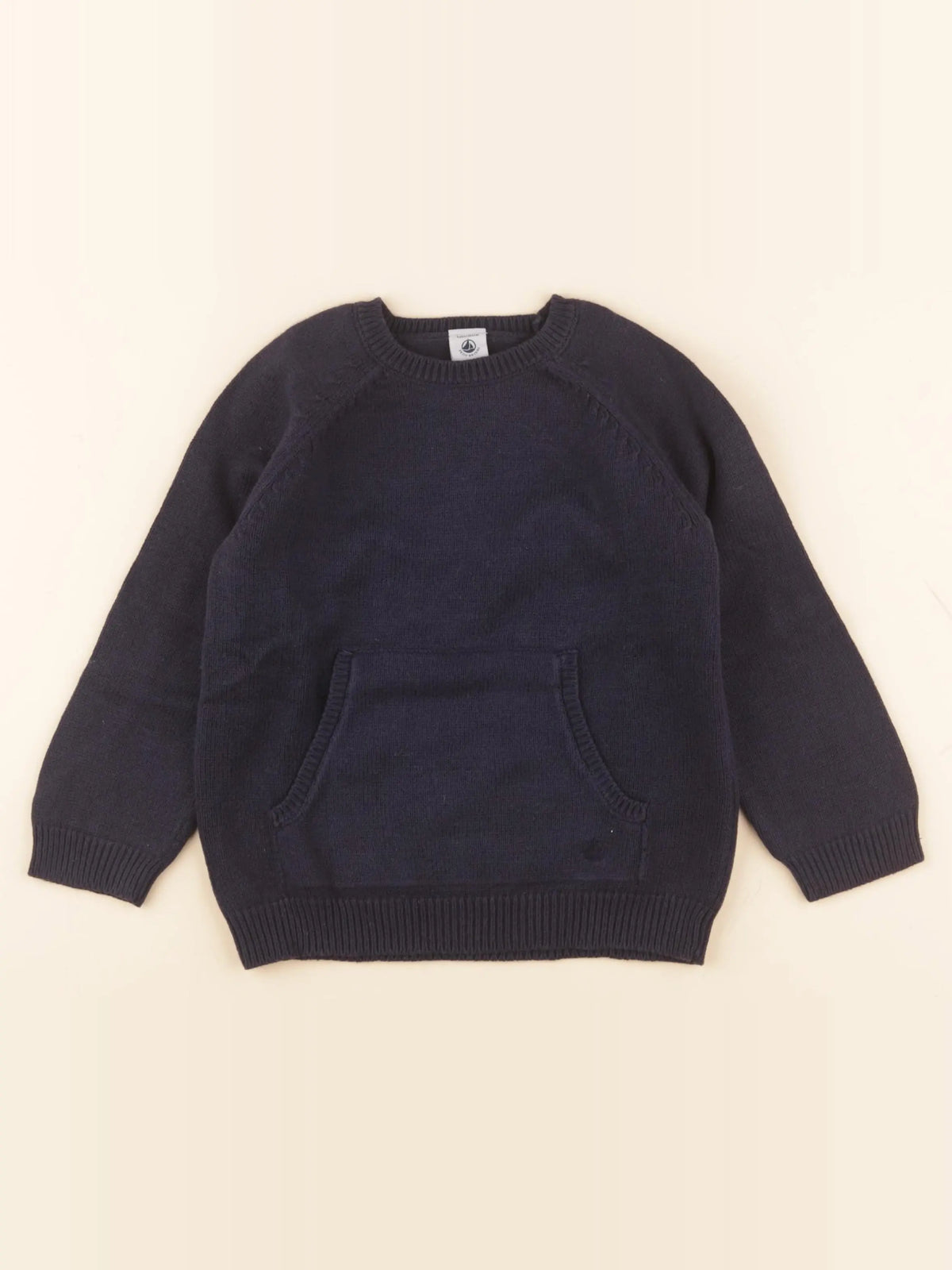 Petit Bateau - pull bleu - 4 ans