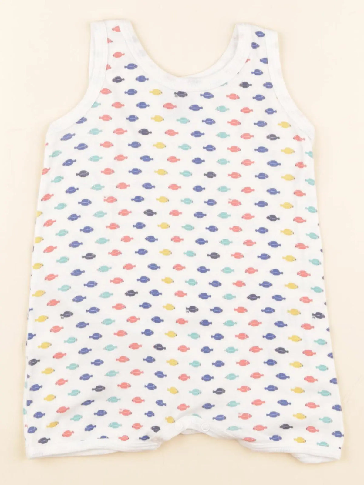 Petit Bateau - pyjama coton multicolore - 12 mois
