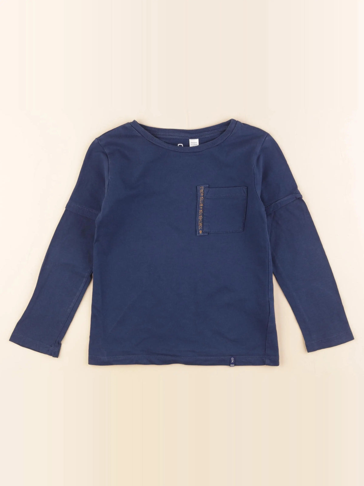 Okaidi - tee-shirt bleu - 5 ans