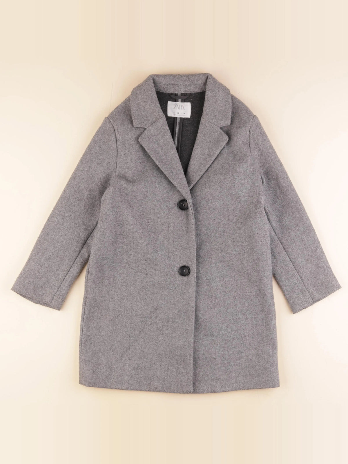 Zara - manteau gris - 8/9 ans