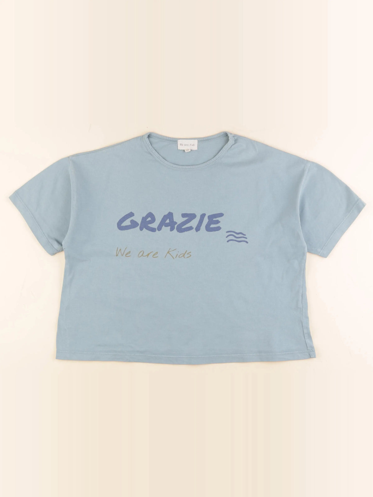 We are kids - tee-shirt bleu - 6/7 ans