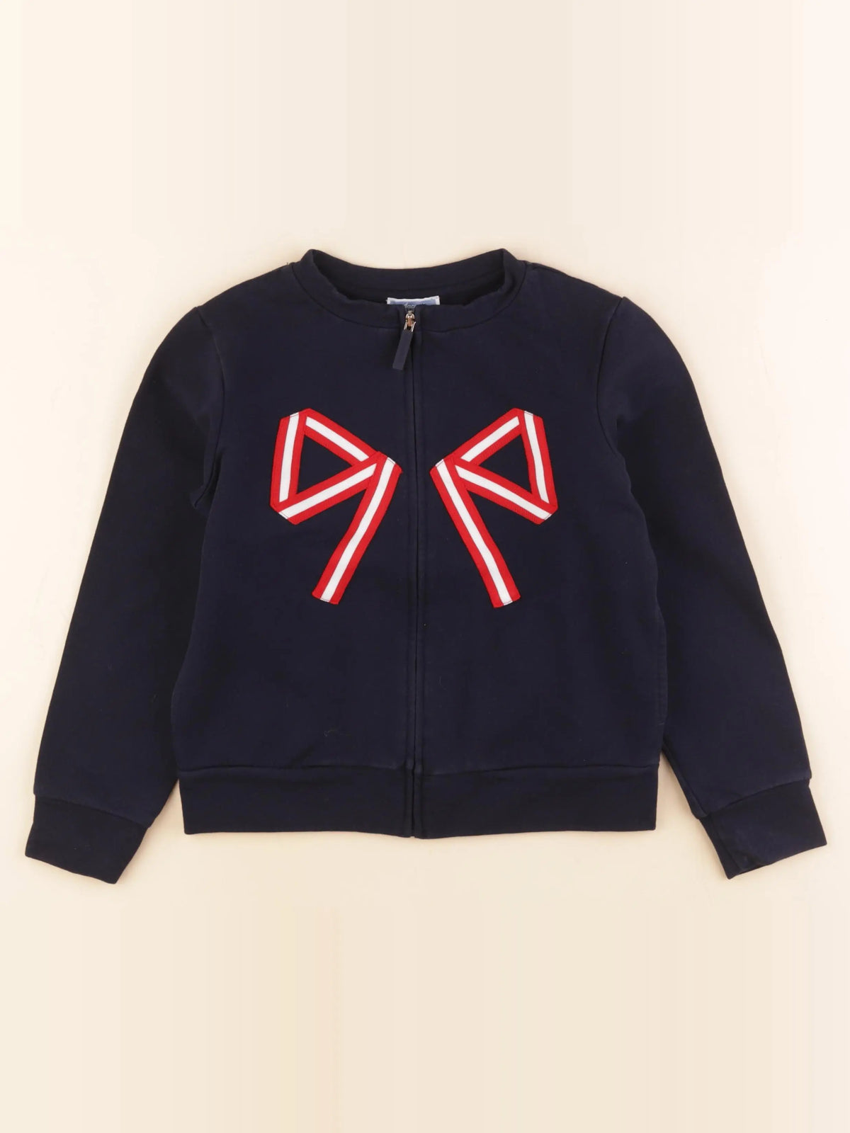 Jacadi - sweat bleu - 8 ans