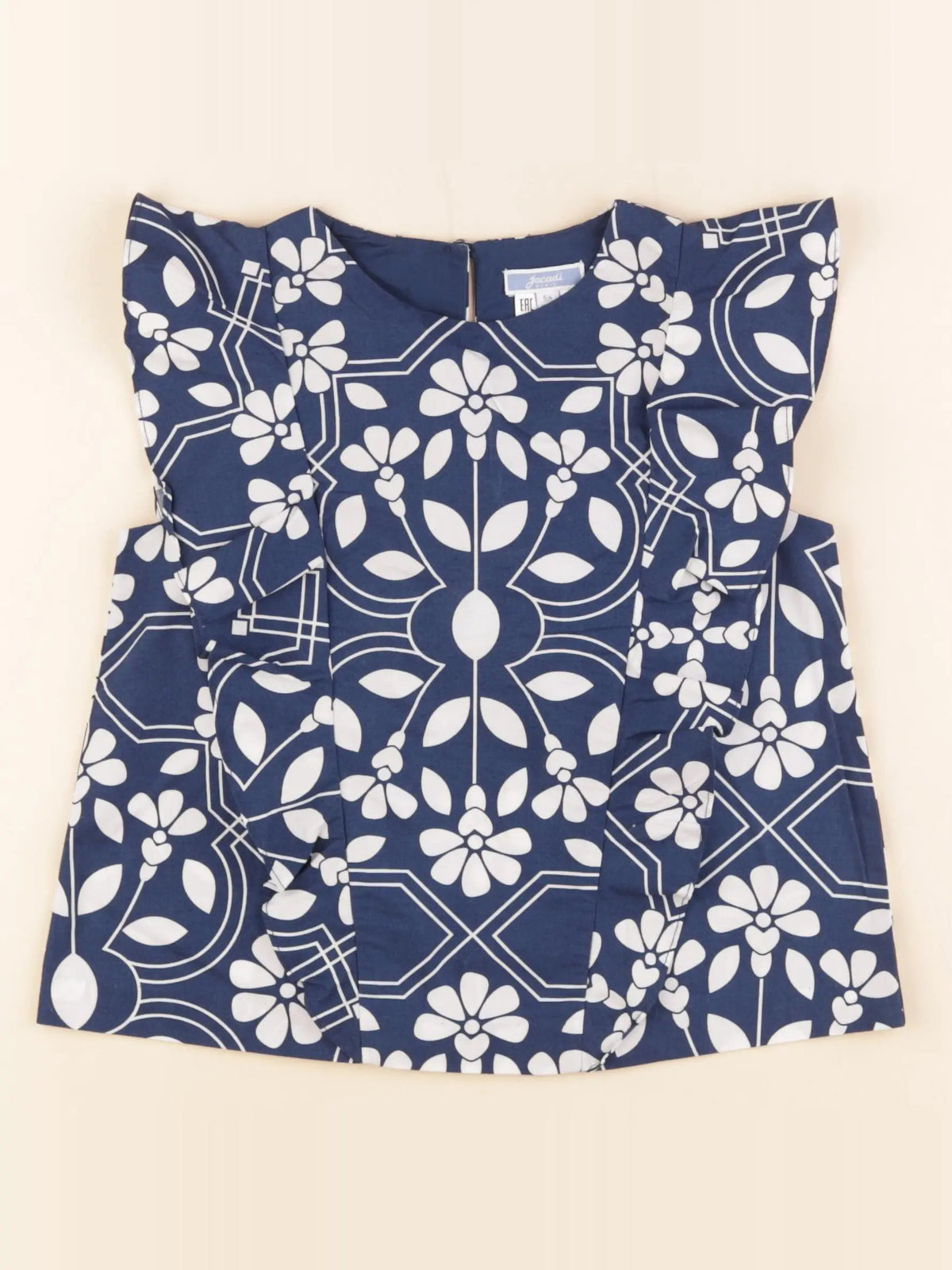 Jacadi - blouse bleu - 6 ans