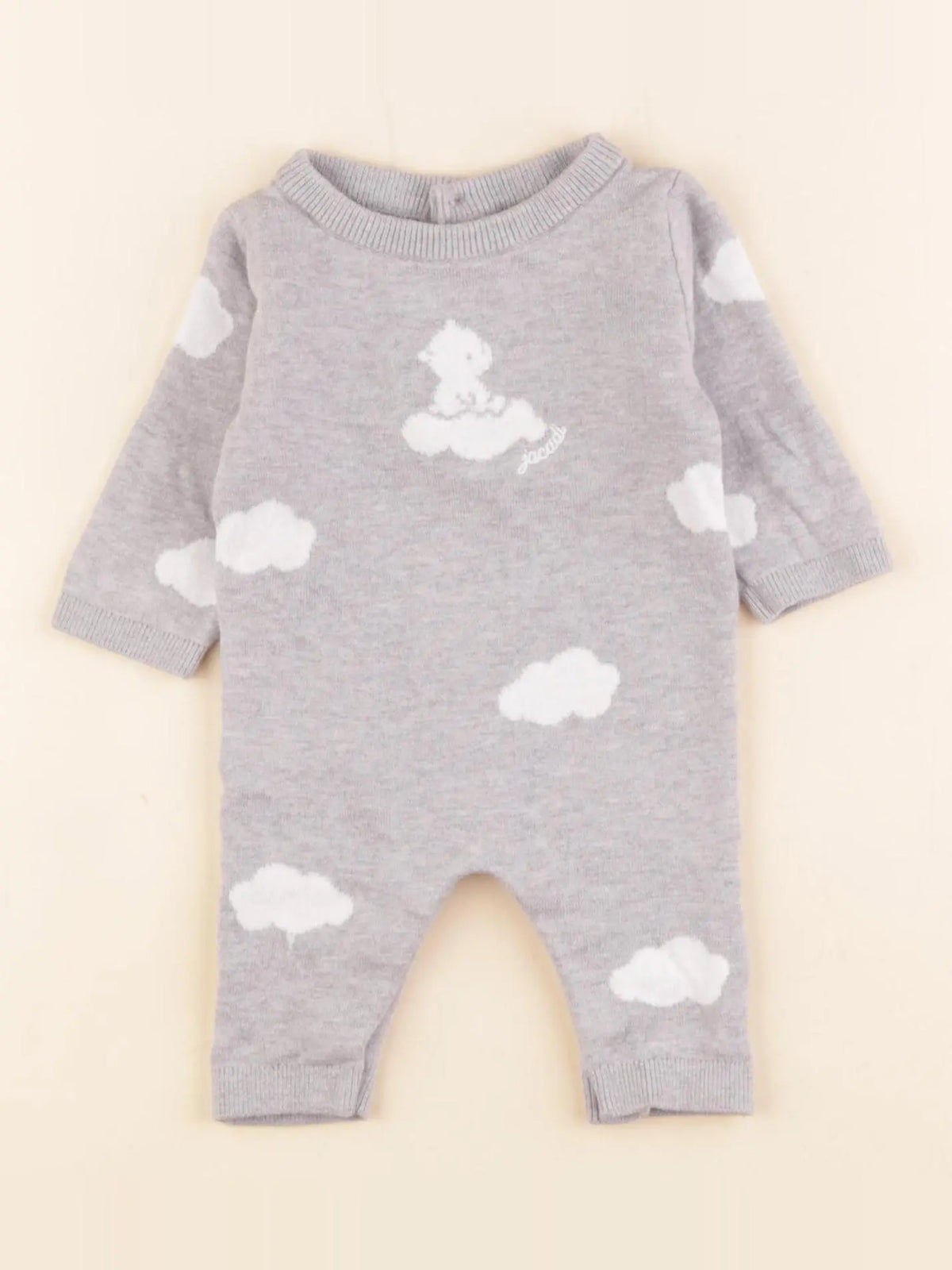 Jacadi - combinaison gris - 1 mois