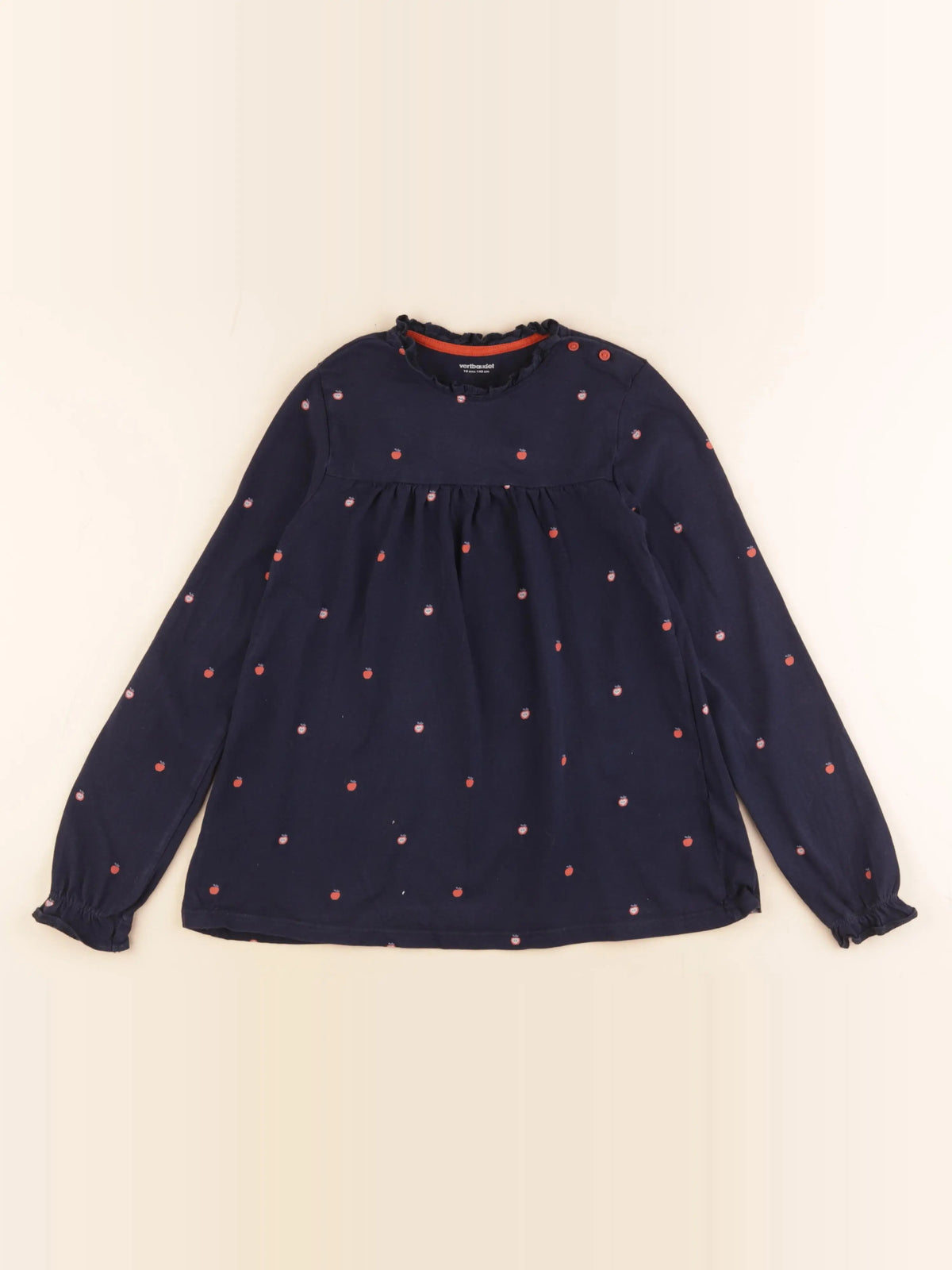 Vertbaudet - tee-shirt bleu - 10 ans