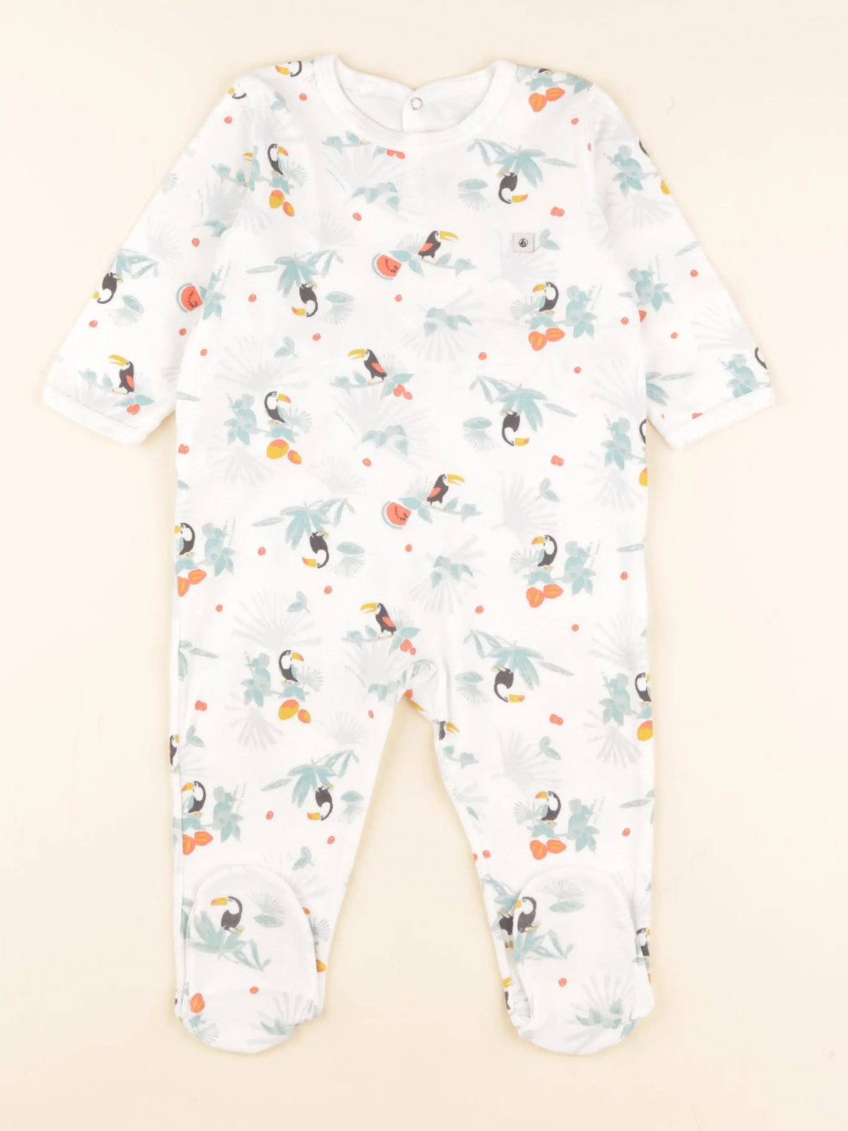 Petit Bateau - pyjama coton multicolore - 12 mois