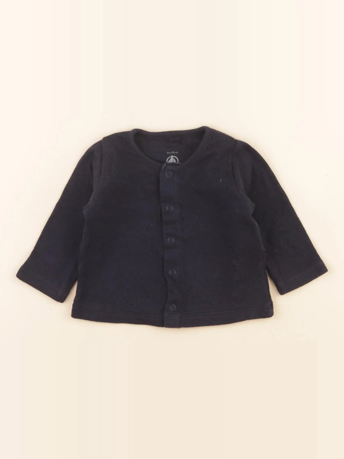 Petit Bateau - tee-shirt bleu - 3 mois